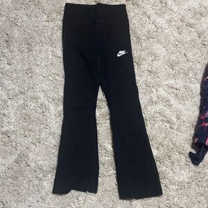Nike Kids Black Flared Leggings